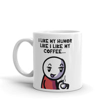 Load image into Gallery viewer, Black Coffee/Black Humor Mug - Nat 21 Workshop