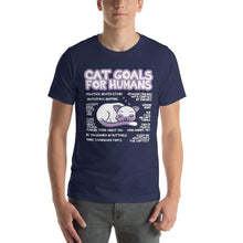 Load image into Gallery viewer, Cat Goals T-Shirt - Nat 21 Workshop