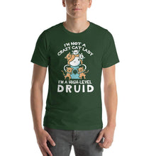 Load image into Gallery viewer, Cat Lady Druid T-Shirt - Nat 21 Workshop