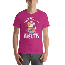 Load image into Gallery viewer, Cat Lady Druid T-Shirt - Nat 21 Workshop
