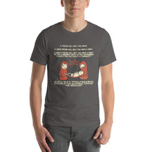Load image into Gallery viewer, Friends Help Friends Necromancy T-Shirt - Nat 21 Workshop