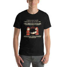 Load image into Gallery viewer, Friends Help Friends Necromancy T-Shirt - Nat 21 Workshop