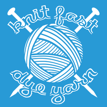 Load image into Gallery viewer, Knit Fast, Dye Yarn T-Shirt - Nat 21 Workshop
