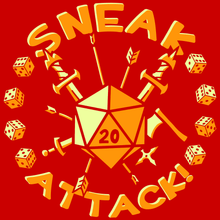 Load image into Gallery viewer, Sneak Attack! T-Shirt - Nat 21 Workshop