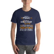 Load image into Gallery viewer, Bibliomancer T-Shirt - Nat 21 Workshop