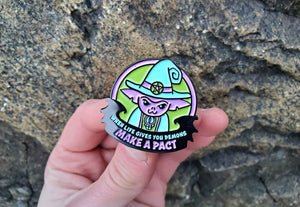 When Life Gives You Demons Enamel Pin