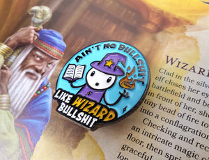 Wizard Bullshit Enamel Pin