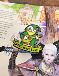 Bard to the Bone Enamel Pin