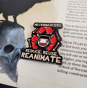 Reduce Reuse Reanimate Enamel Pin