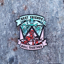 Load image into Gallery viewer, Best Friends Roll Together Enamel Pin Set
