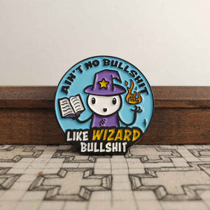 Wizard Bullshit Enamel Pin