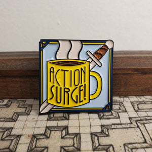 Action Surge Enamel Pin