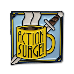 Action Surge Enamel Pin