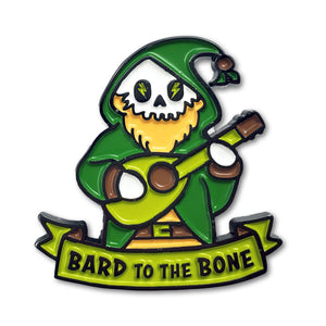 Bard to the Bone Enamel Pin