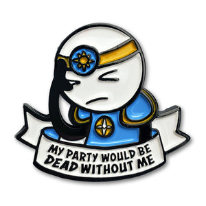 Cleric Facepalm Enamel Pin