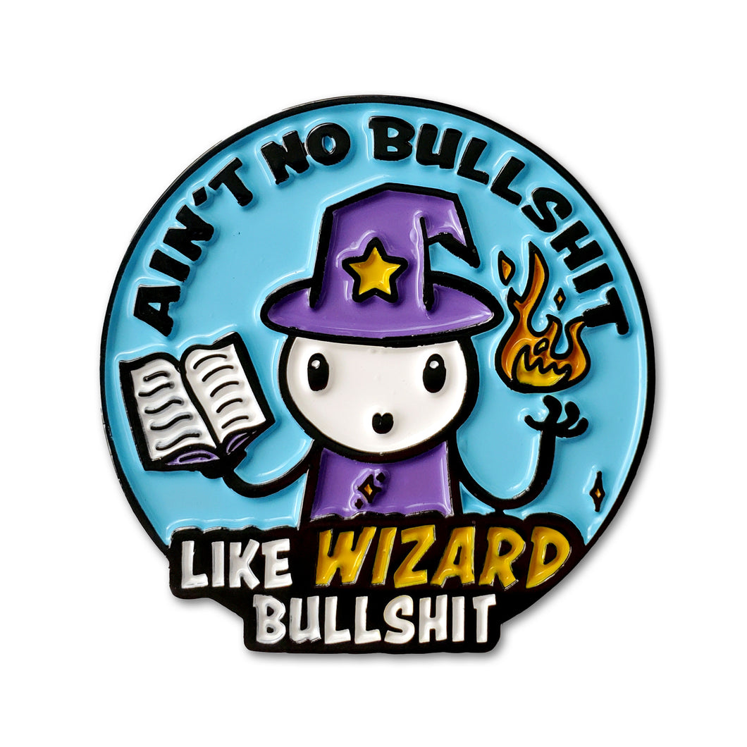 Wizard Bullshit Enamel Pin