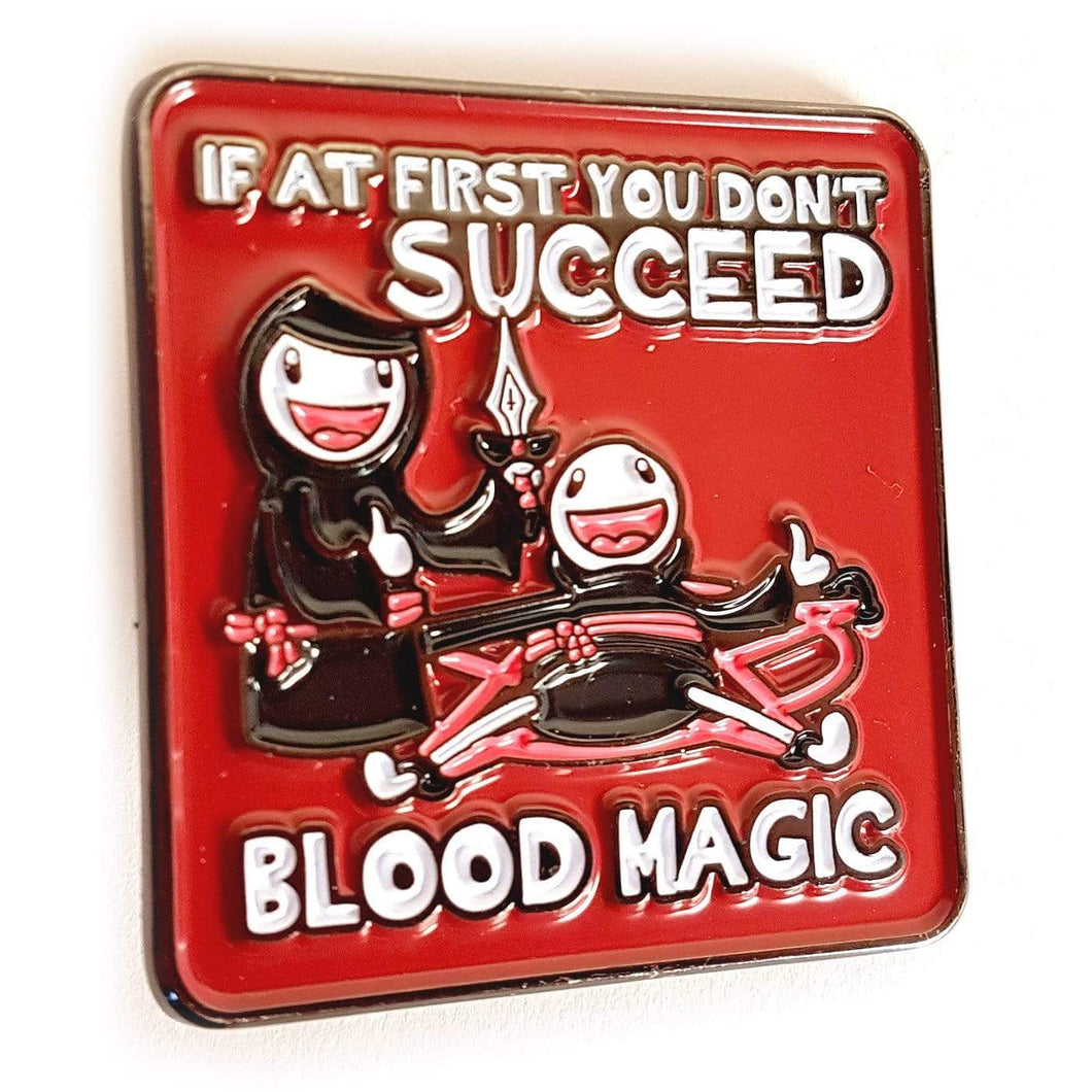 Blood Magic Enamel Pin - Nat 21 Workshop