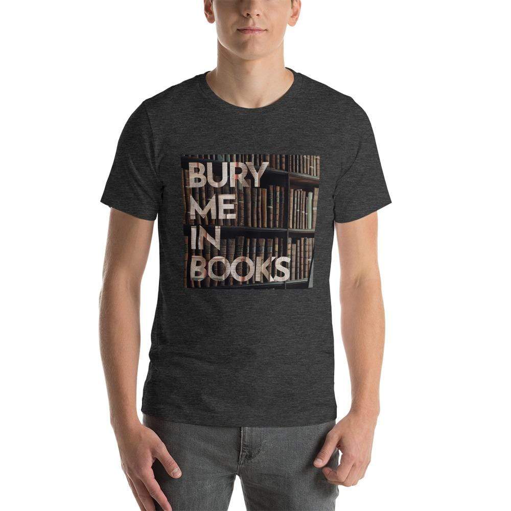 Bury Me in Books T-Shirt - Nat 21 Workshop