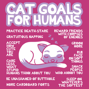 Cat Goals T-Shirt - Nat 21 Workshop
