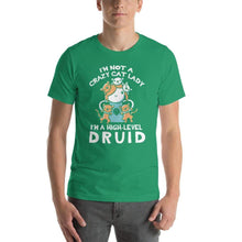 Load image into Gallery viewer, Cat Lady Druid T-Shirt - Nat 21 Workshop

