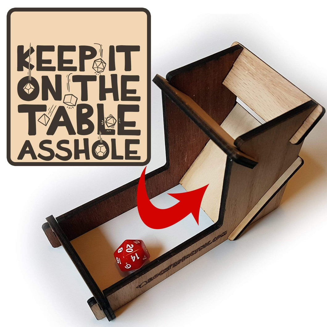 Keep It On The Table Dice Tower - Nat 21 Workshop