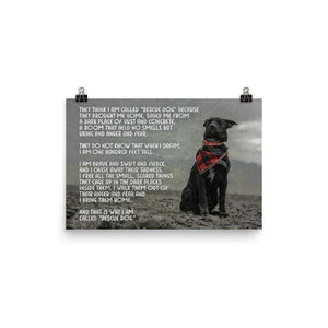 "Rescue Dog" Story Print - Nat 21 Workshop