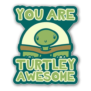 Turtley Awesome Sticker - Nat 21 Workshop